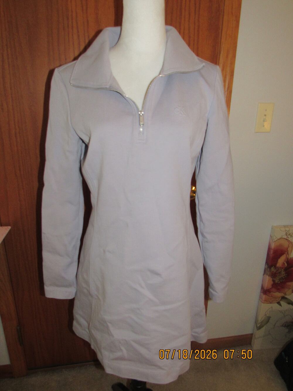 Calvin Klein Sweatshirt Dress - large